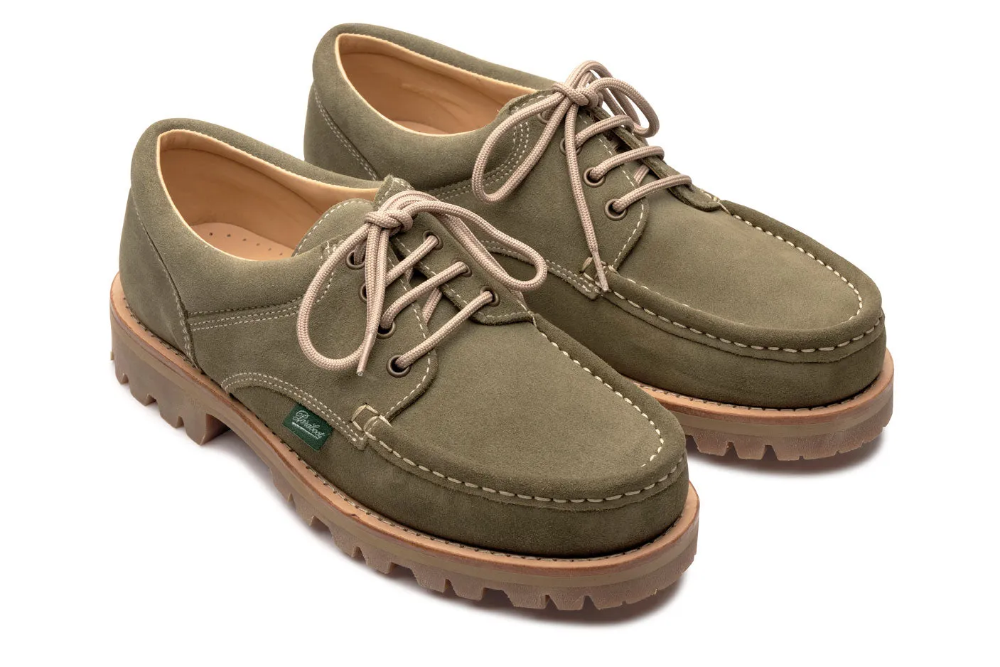 Paraboot Men's Thiers/Jannu - Miel-Velours Kaki