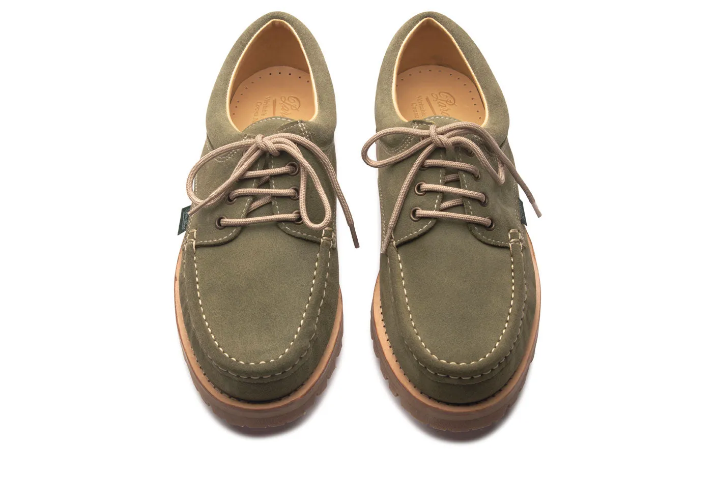 Paraboot Men's Thiers/Jannu - Miel-Velours Kaki
