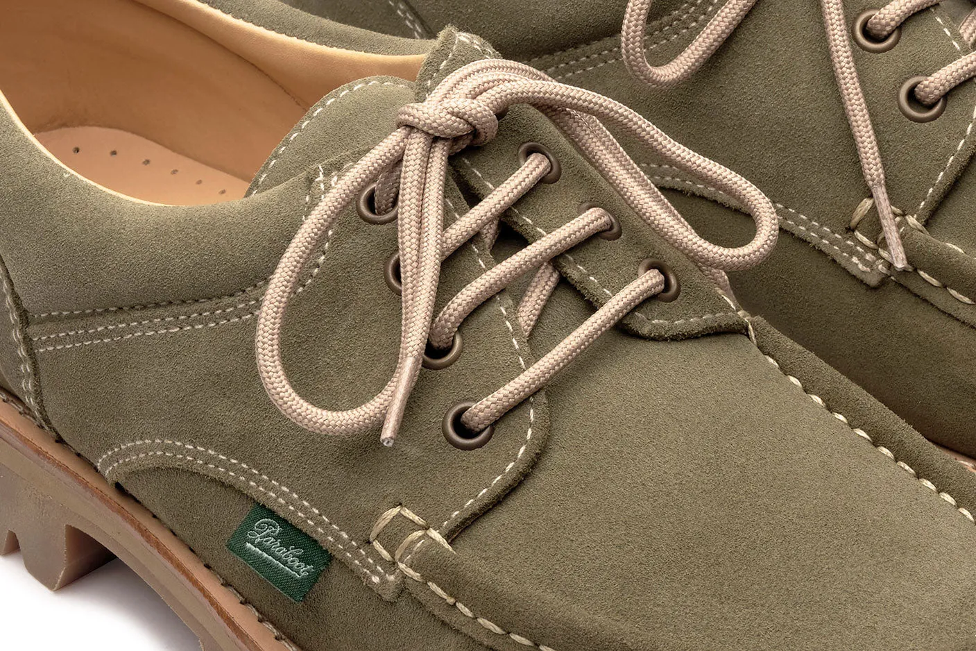 Paraboot Men's Thiers/Jannu - Miel-Velours Kaki