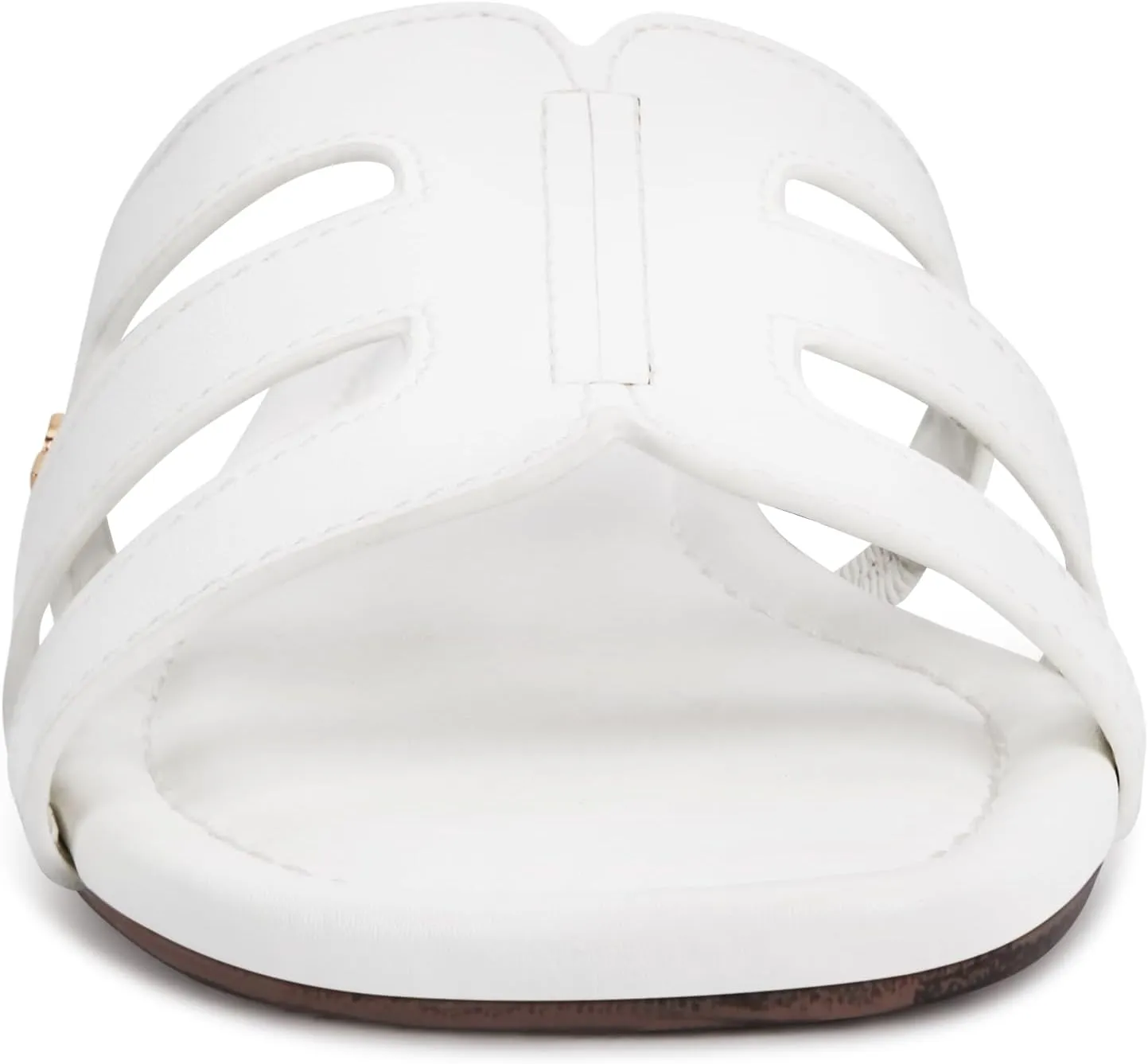 PARTY Women's Slide Sandals - Summer Open Toe H-Band Flat Sandal for Women, Slip On Casual Dressy Beach Ladies Sandal