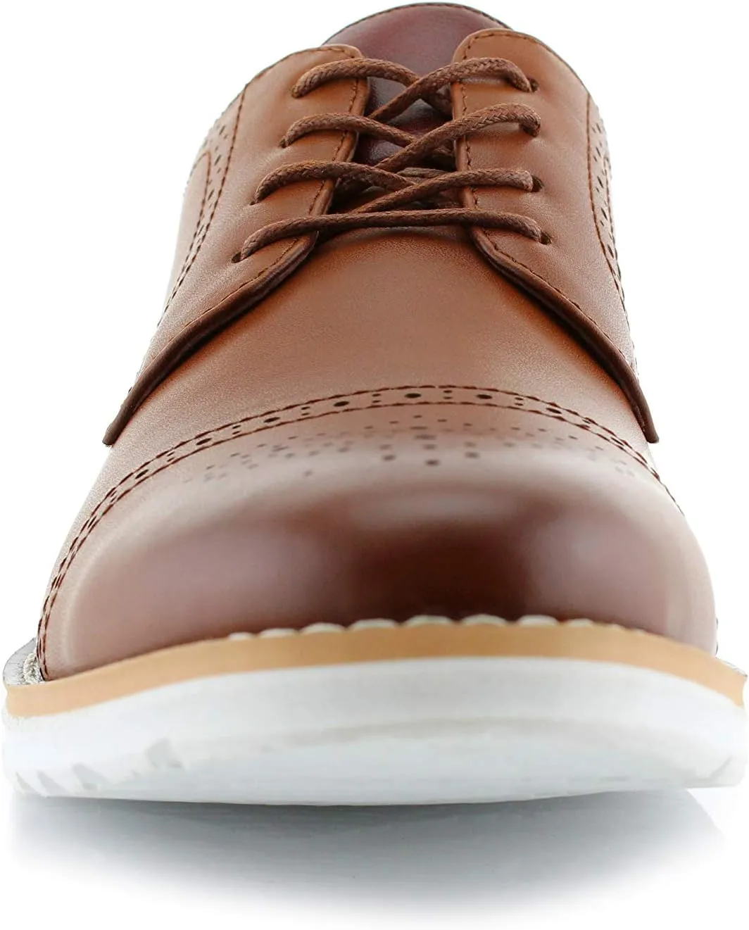 Polar Fox Men Casual Low-Tops Lace up Derby Dress Shoes
