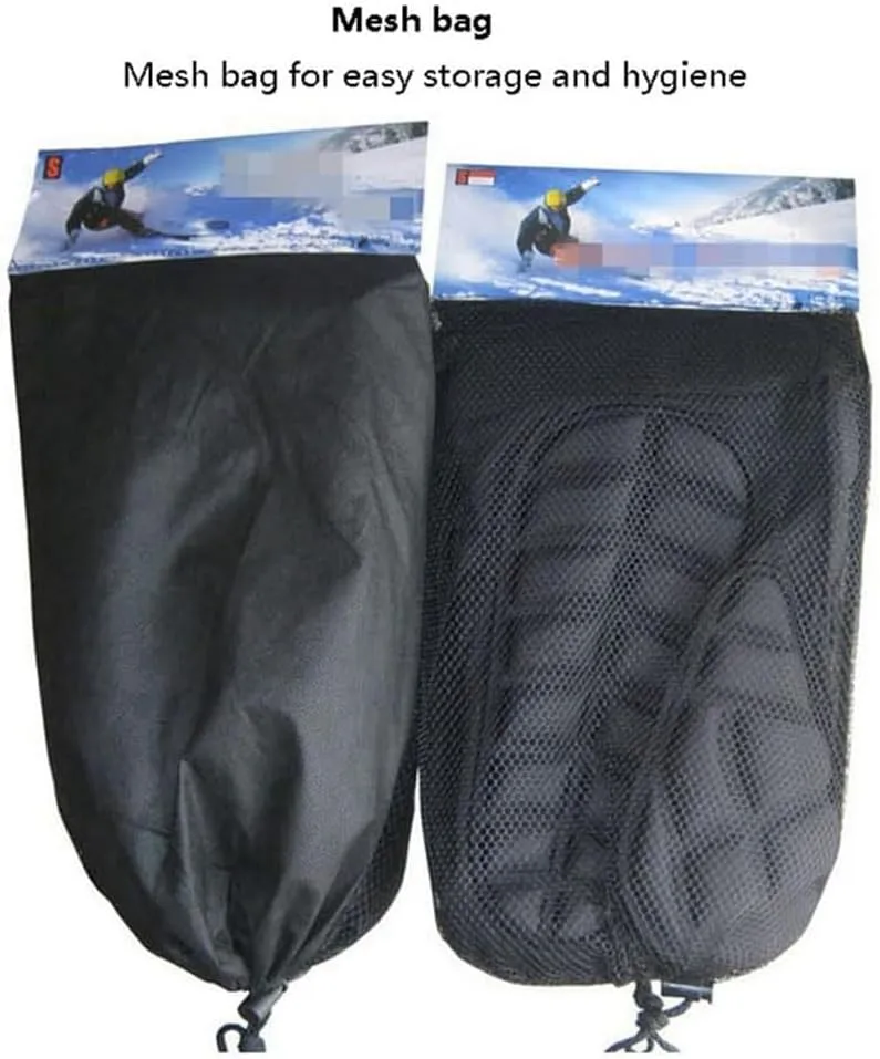 Protective Padded Shorts, 3D Protection Hip Butt EVA Protective Gear Guard Breathable Impact Protection Shorts for Ski Snowboard Skateboarding