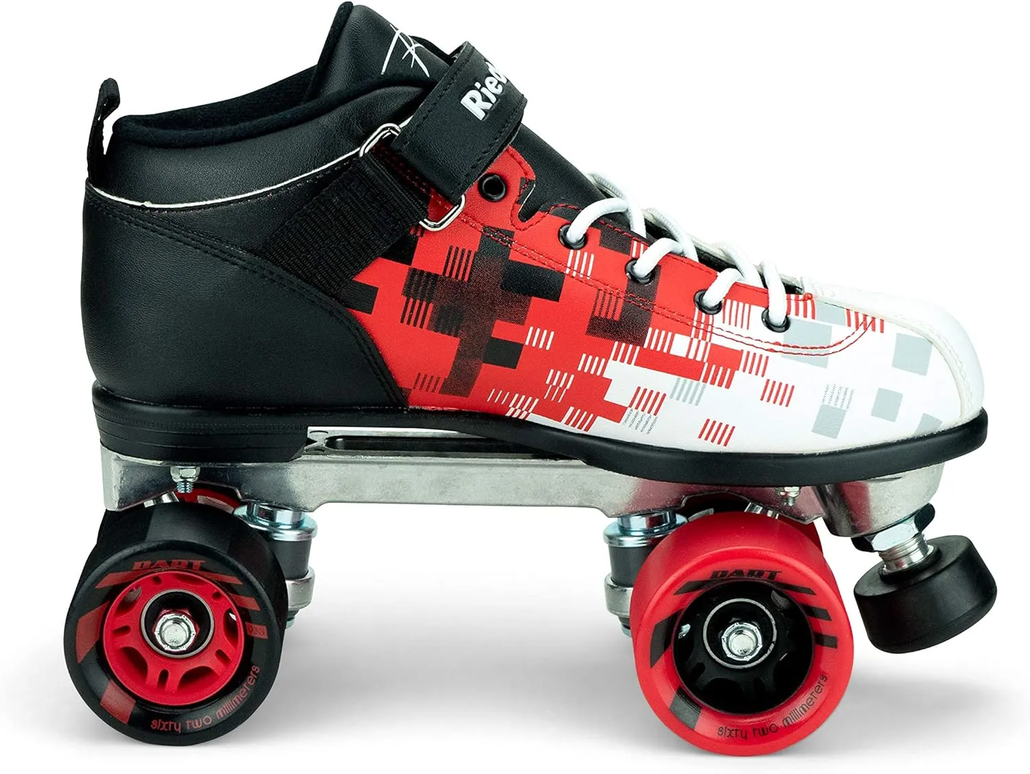 Riedell Dart Pixel Roller Skates - Quad Roller Speed Skate
