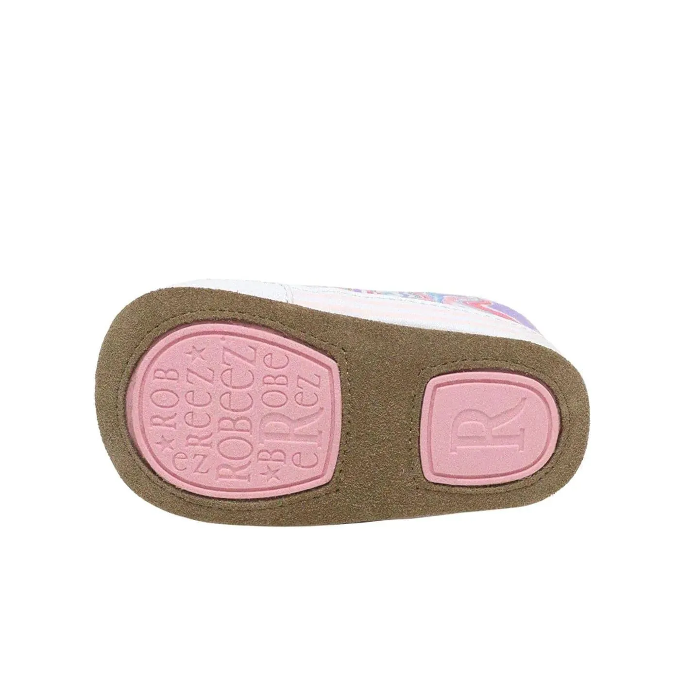 Robeez S22 - First Kicks Flexible Sole Shoes - Swirl Heart