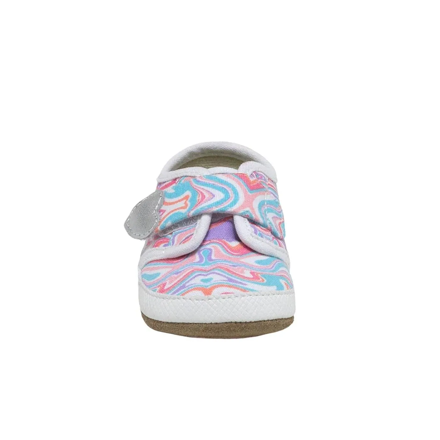 Robeez S22 - First Kicks Flexible Sole Shoes - Swirl Heart