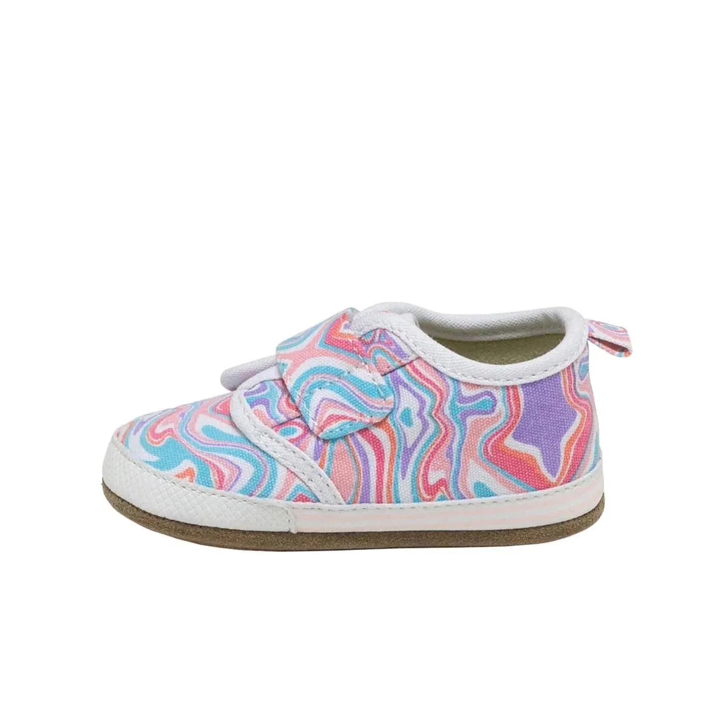 Robeez S22 - First Kicks Flexible Sole Shoes - Swirl Heart