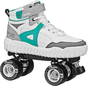 Roller Derby Glidr Sneaker Skate White/Teal Size Mens4/Womens5