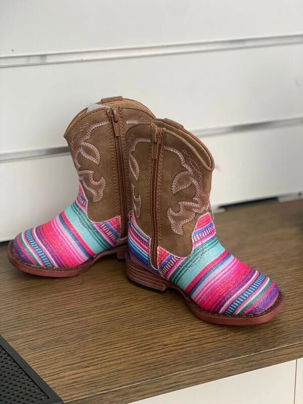 Roper Toddler Glitter Serape