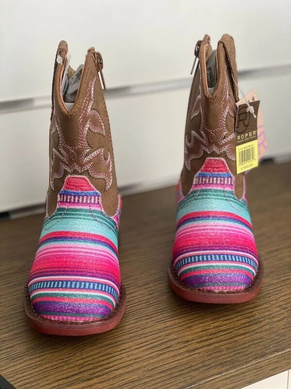 Roper Toddler Glitter Serape