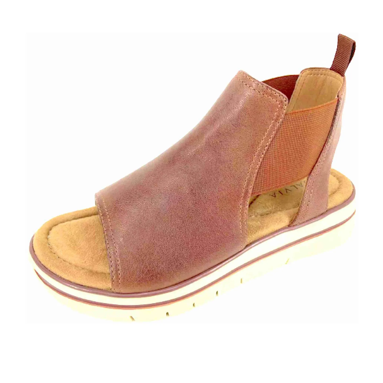 Salvia Ari Platform Sandal (Women) - Cuoio Sheep Nappa