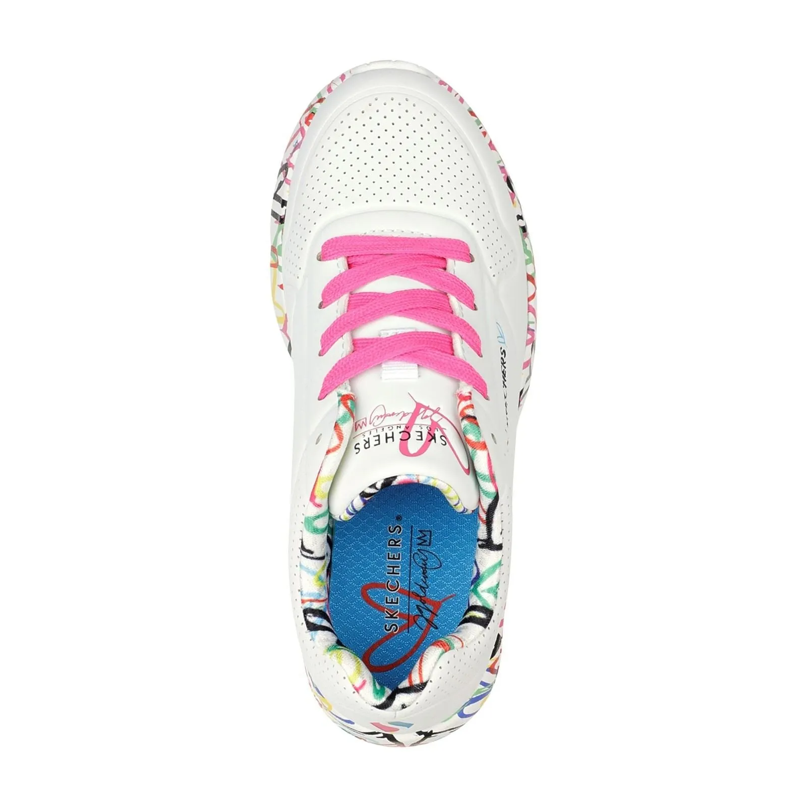 Skechers (GAR314976L) Childrens Sports Uno Lite Lovely Luv in UK 1.5 to 13.5