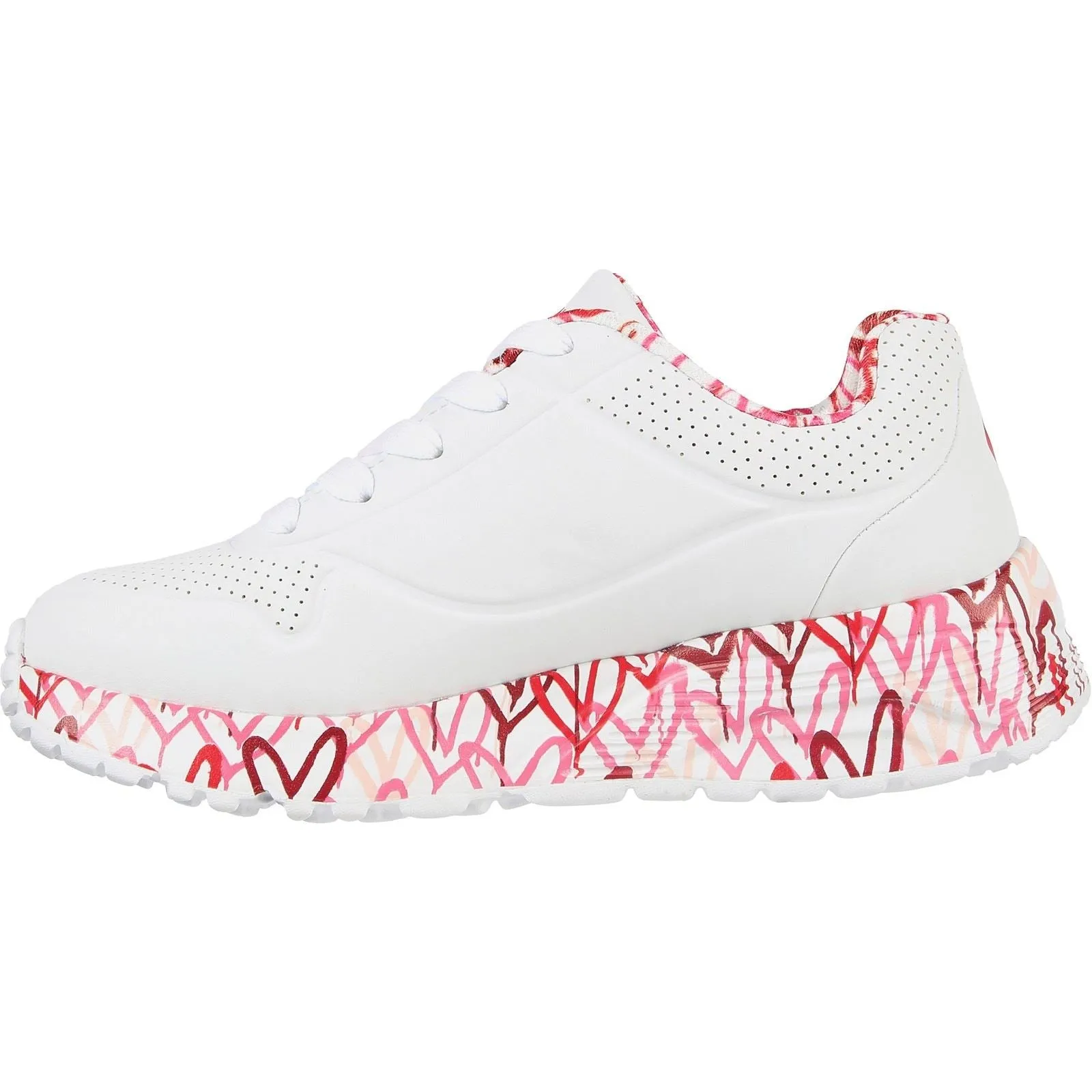 Skechers (GAR314976L) Childrens Sports Uno Lite Lovely Luv in UK 1.5 to 13.5