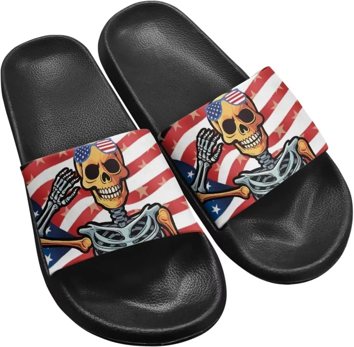 Slippers for Women Men EVA Non Slip Quick Drying Sandal Fashion Breathable House Travel for Horse Racing Festival Slides Size 5-12.5 White Sole