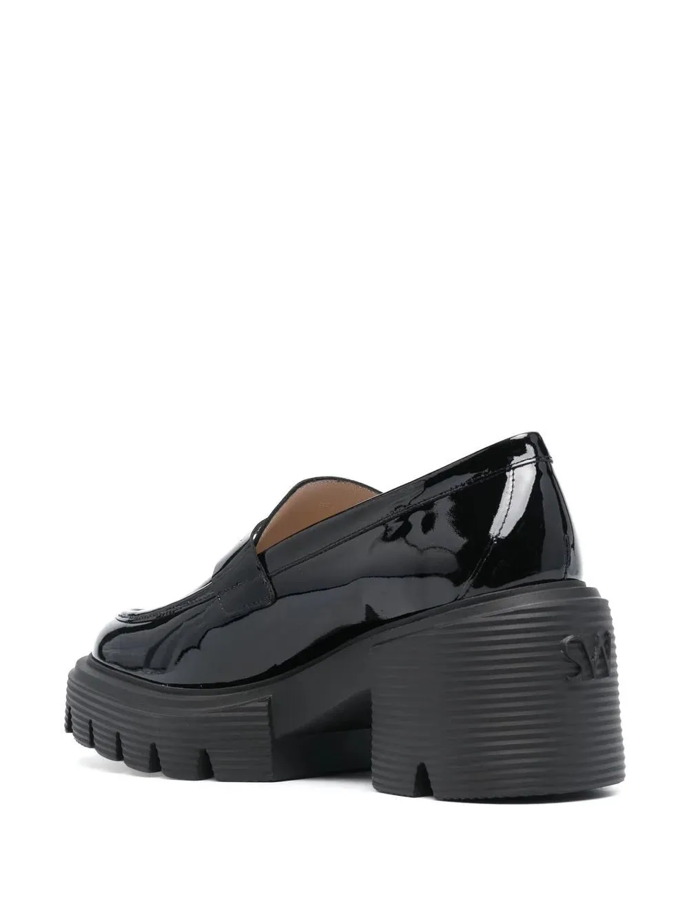 Soho patent-leather loafers, black