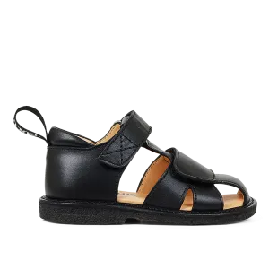 Starter sandal with logo tape and velcro closure