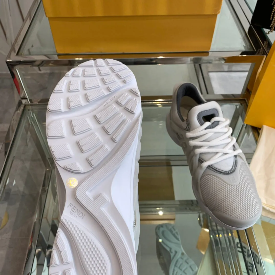 TAG Autumn sale FENDI LIGHT AND GREY MESH SNEAKER RUBBER Wide array IN FENDI