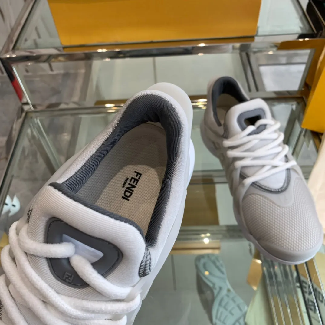 TAG Autumn sale FENDI LIGHT AND GREY MESH SNEAKER RUBBER Wide array IN FENDI