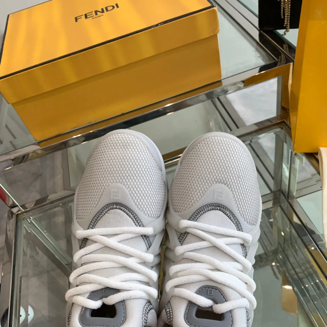 TAG Autumn sale FENDI LIGHT AND GREY MESH SNEAKER RUBBER Wide array IN FENDI