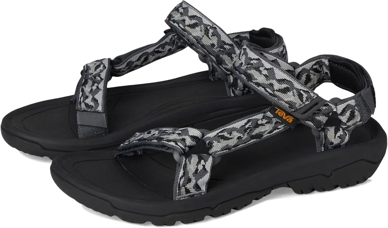 Teva Men's Hurricane XLT2 Sport Sandal, Mountain Mosaic Grey/Black, 11