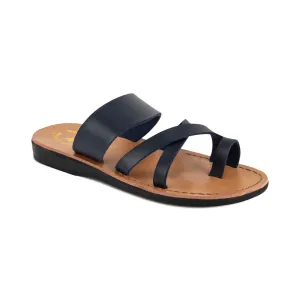 The Good Shepherd  Vegan - Leather Alternative Sandal | Blue