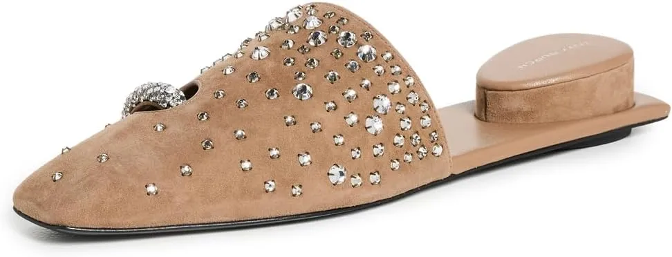 Tory Burch Women's Pierced Crystal Mules