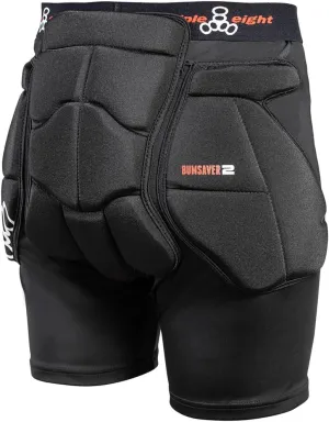 Triple Eight Bumsaver Padded Shorts for Skateboarding, Rollerskating, Roller Derby, Inline Skating, Snowboarding and Skiing