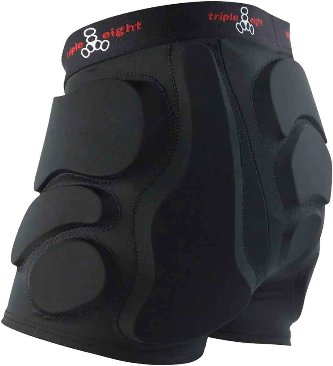 Triple Eight RD Bumsaver Women's Padded Shorts for Roller Derby, Skateboarding and Skating, Medium Black