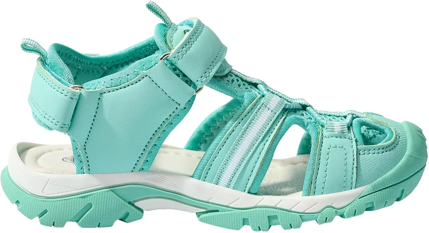 TZJS Girls Boys Sandals Kids Closed Toe Outdoor Hiking Sandal Lightweight Athletic Adjustable Straps Summer Shoes for Toddler/Little Kid