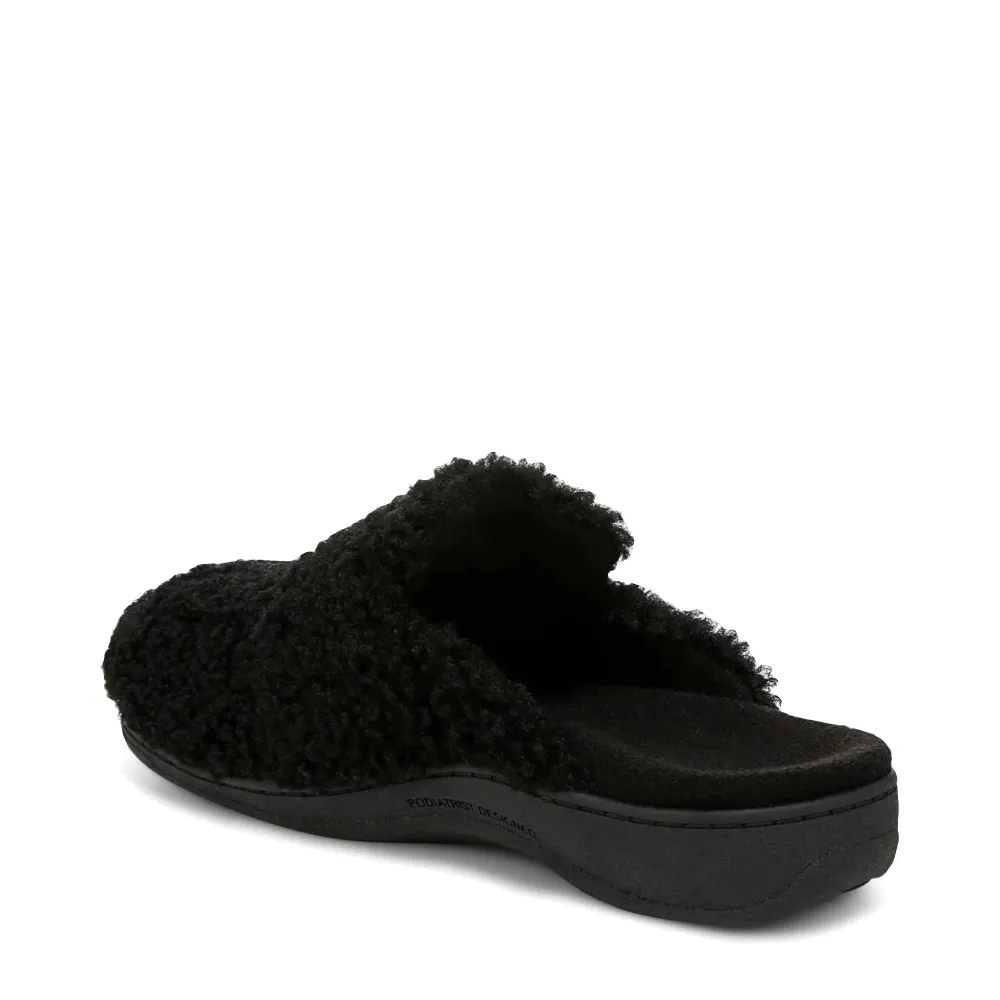 Vionic Women's Gemma II Mule Slipper (Black)
