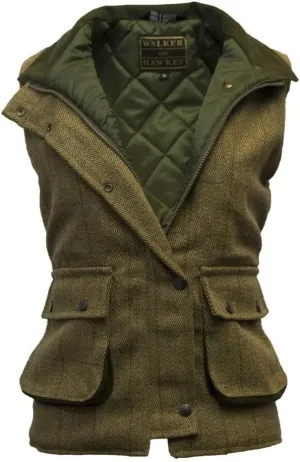Walker and Hawkes - Ladies Derby Tweed Bayston Gilet
