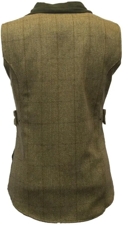 Walker and Hawkes - Ladies Derby Tweed Bayston Gilet