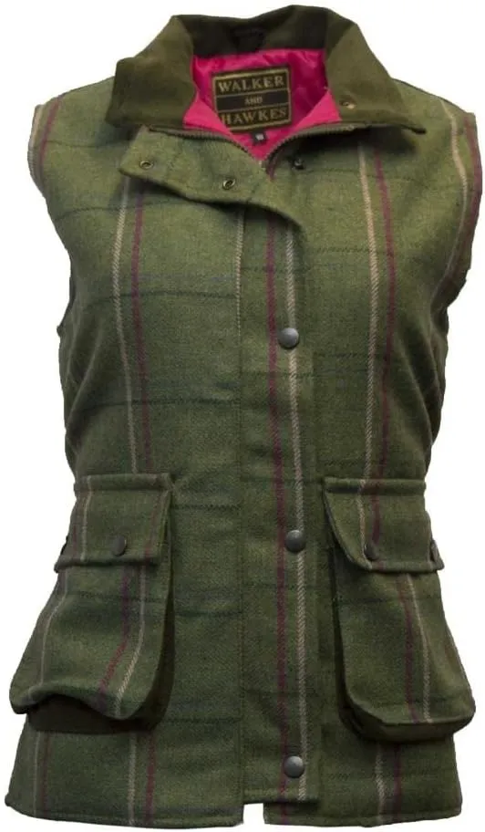 Walker and Hawkes - Ladies Derby Tweed Bayston Gilet