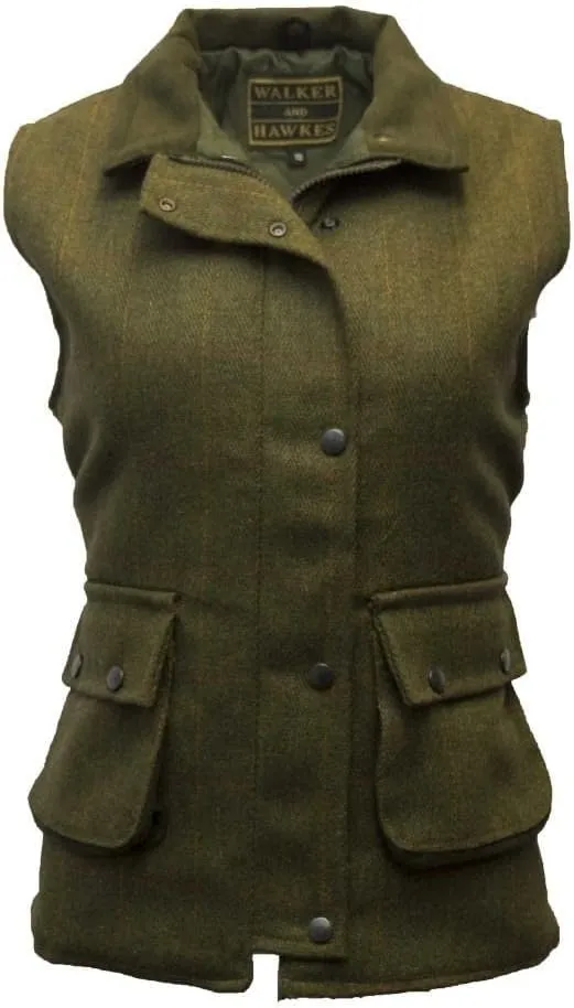 Walker and Hawkes - Ladies Derby Tweed Bayston Gilet