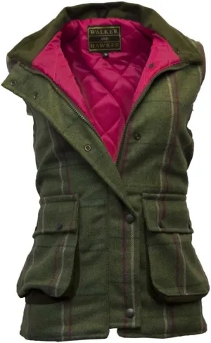 Walker and Hawkes - Ladies Derby Tweed Bayston Gilet