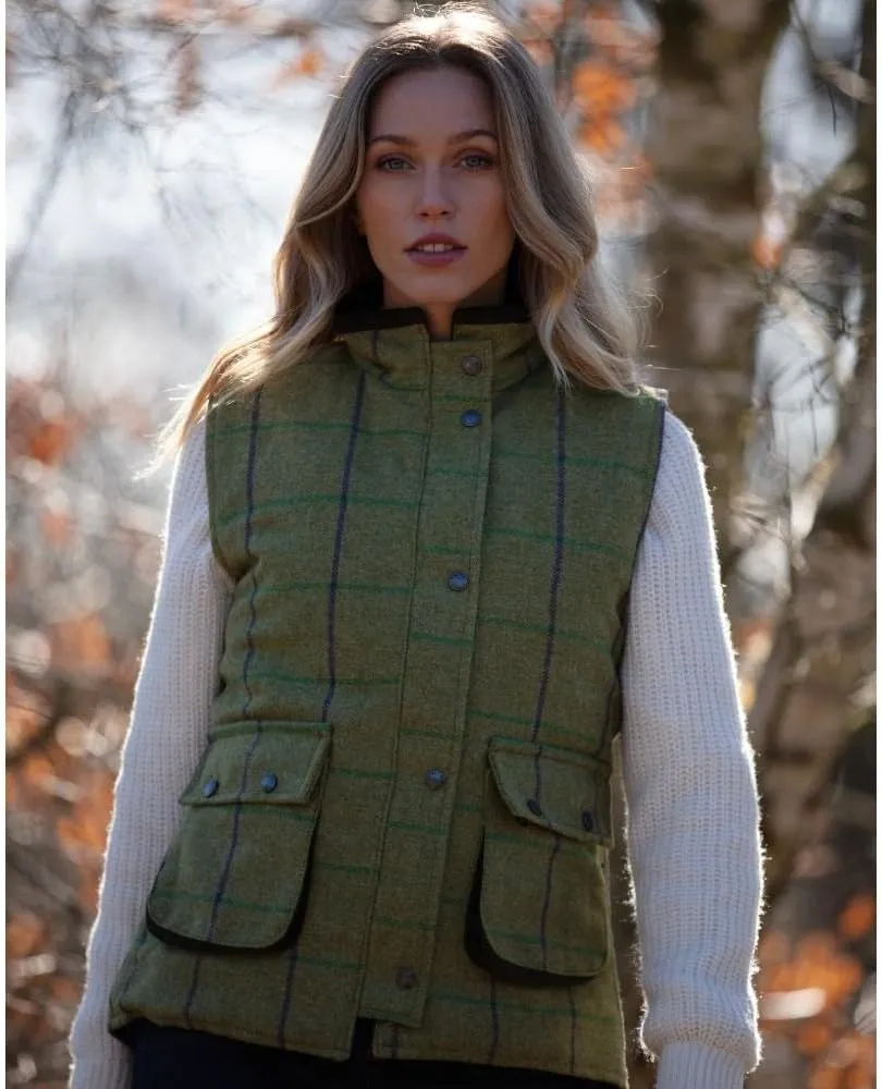 Walker and Hawkes - Ladies Derby Tweed Bayston Gilet