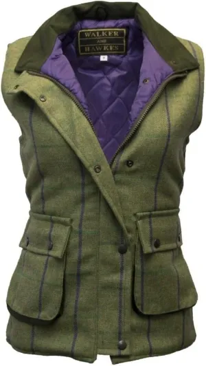 Walker and Hawkes - Ladies Derby Tweed Bayston Gilet