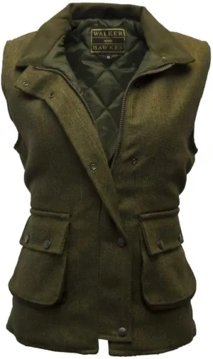 Walker and Hawkes - Ladies Derby Tweed Bayston Gilet