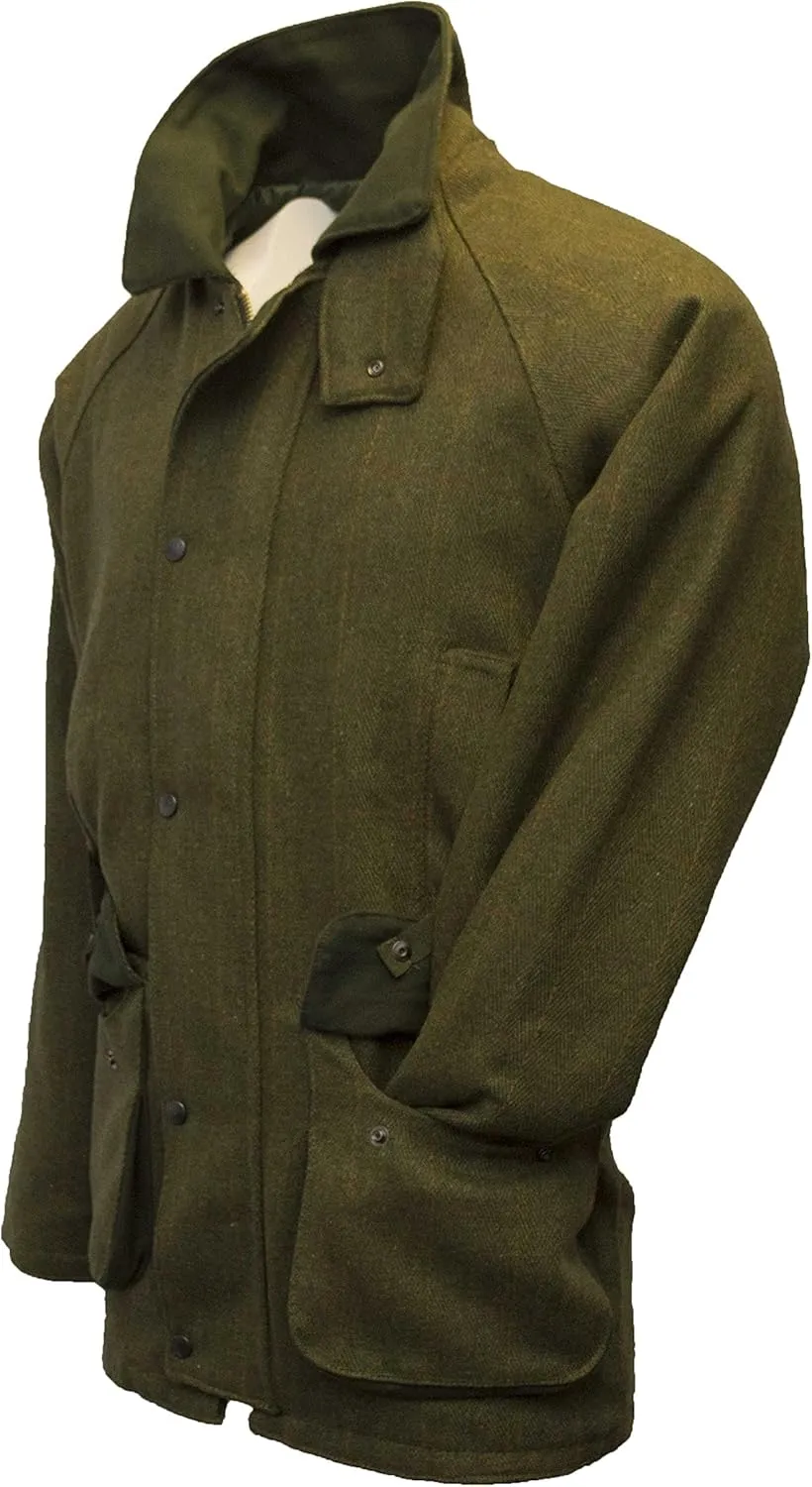 Walker and Hawkes Men's Derby Tweed Barlaston Shooting Jacket