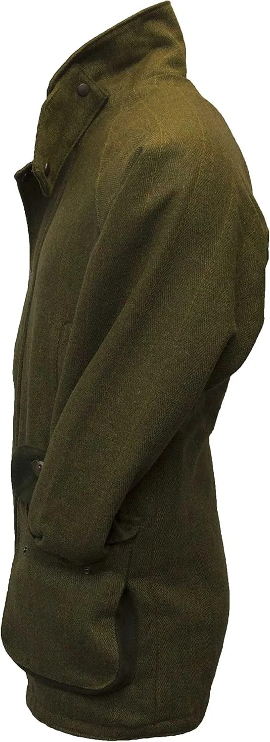 Walker and Hawkes Men's Derby Tweed Barlaston Shooting Jacket