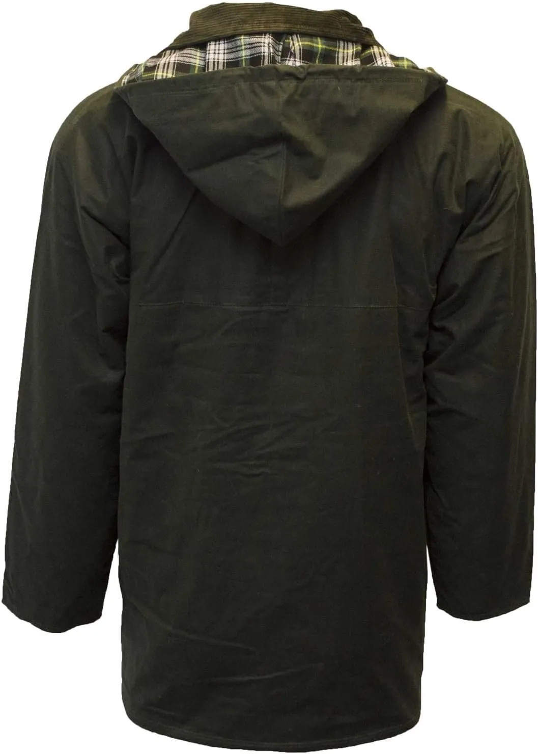 Walker and Hawkes Wax Padded Blackstone Jacket for Men - Waterproof Canvas Jacket with Soft Cotton Lining, Padded Filling