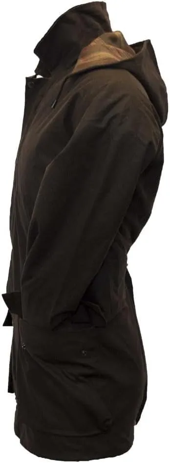 Walker and Hawkes Wax Padded Blackstone Jacket for Men - Waterproof Canvas Jacket with Soft Cotton Lining, Padded Filling