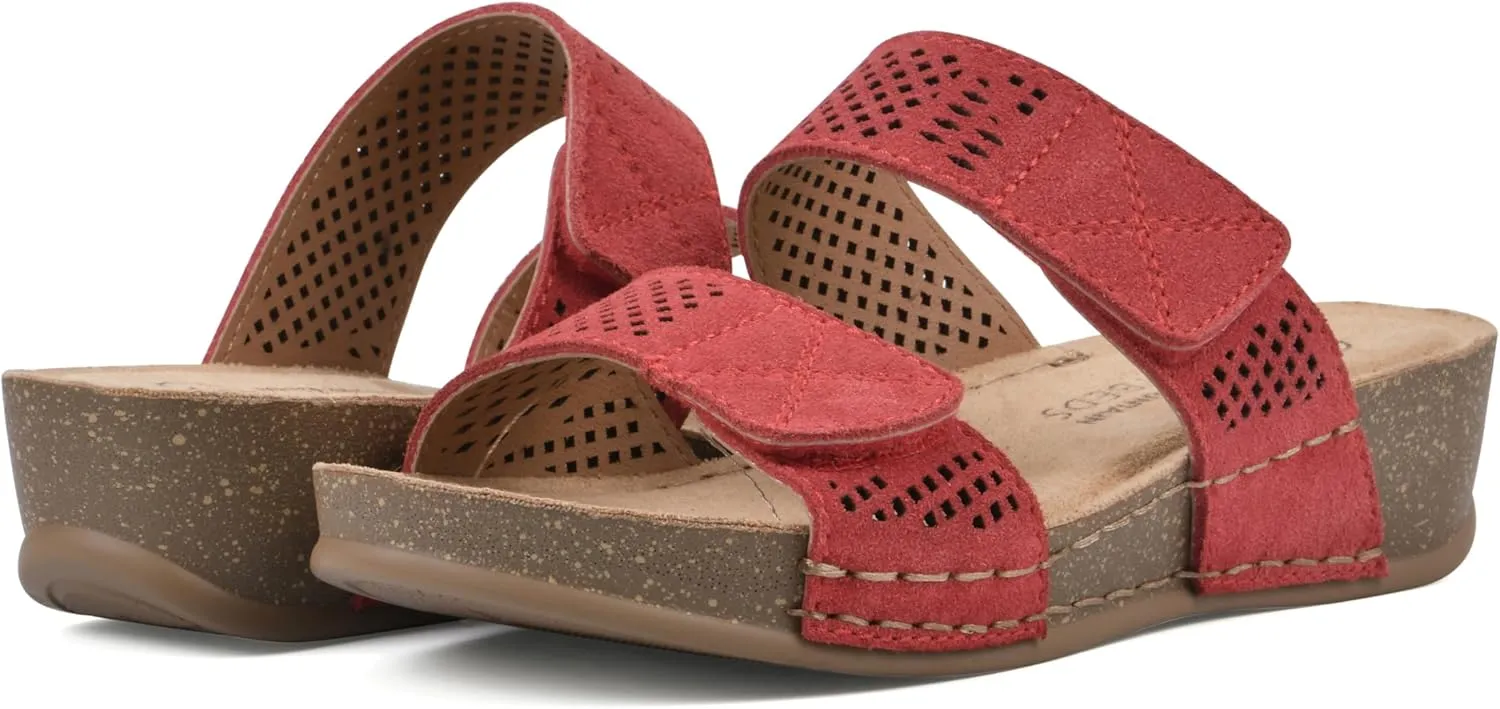 WHITE MOUNTAIN Women's Ferula Wedge Sandal
