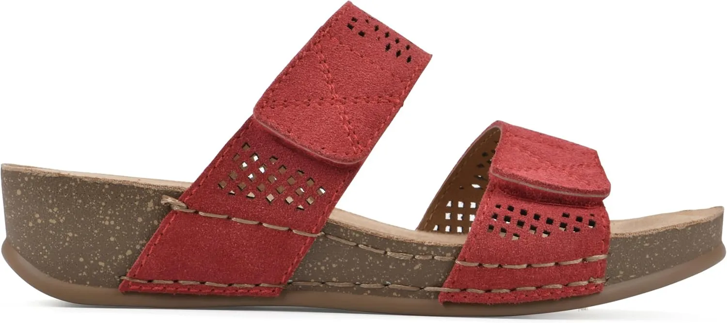 WHITE MOUNTAIN Women's Ferula Wedge Sandal