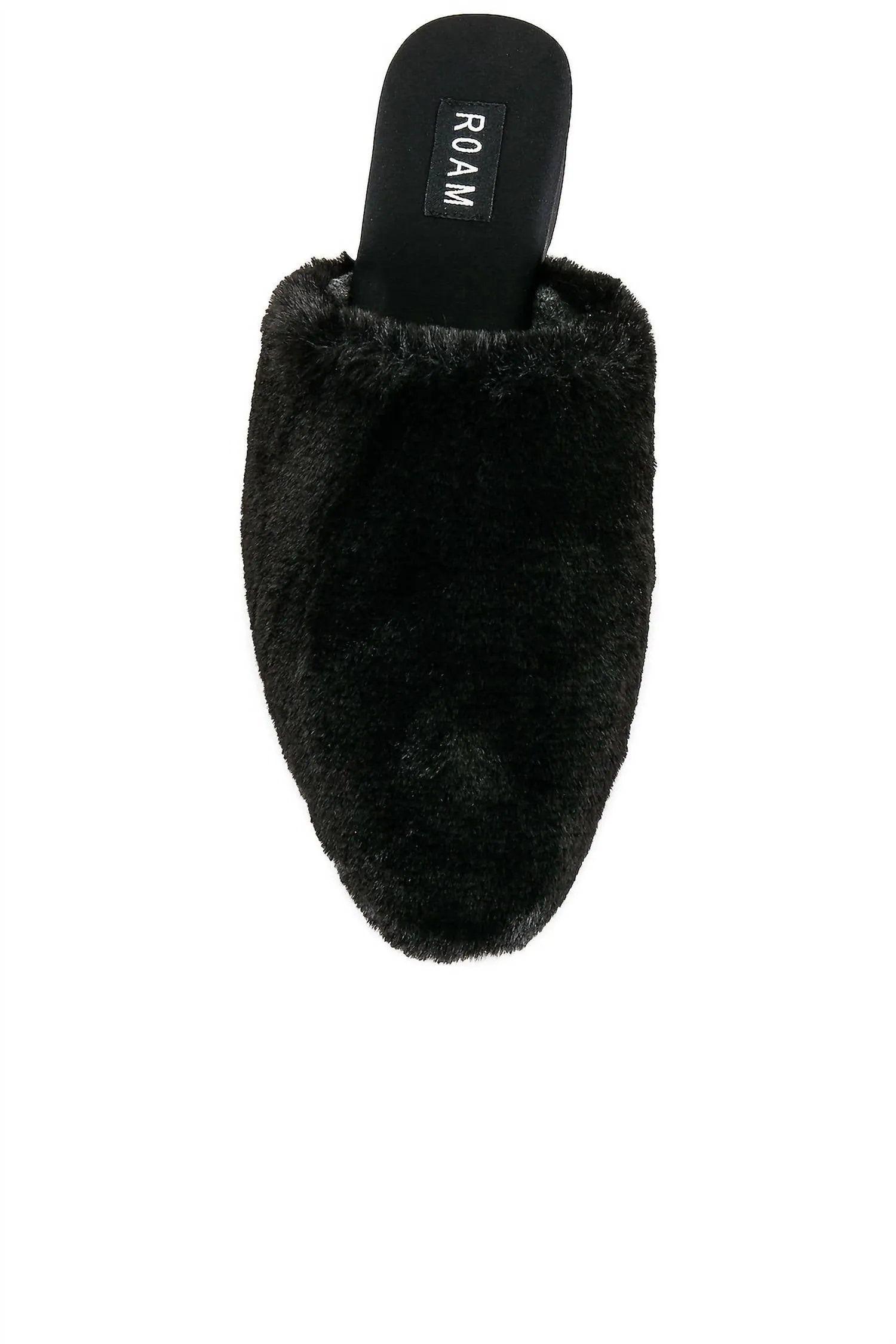Women's Cloud Mule In Faux Fur In Black